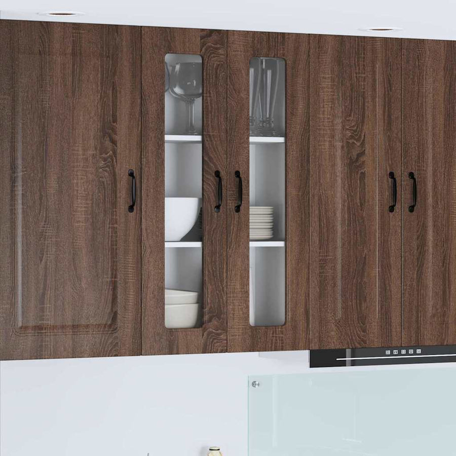 Keukenkast aan de muur met plank Bruin Eiken 60 x 31 x 100 cm