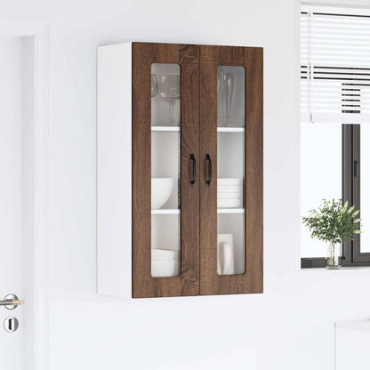 Keukenkast aan de muur met plank Bruin Eiken 60 x 31 x 100 cm