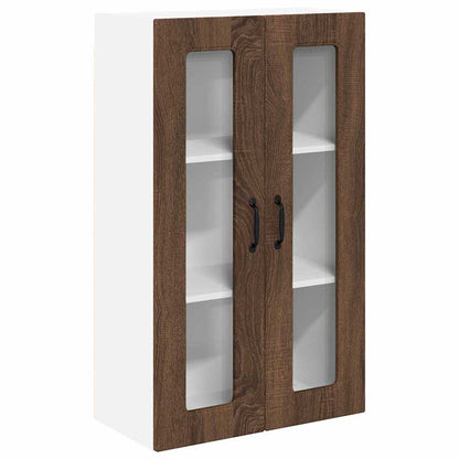 Keukenkast aan de muur met plank Bruin Eiken 60 x 31 x 100 cm