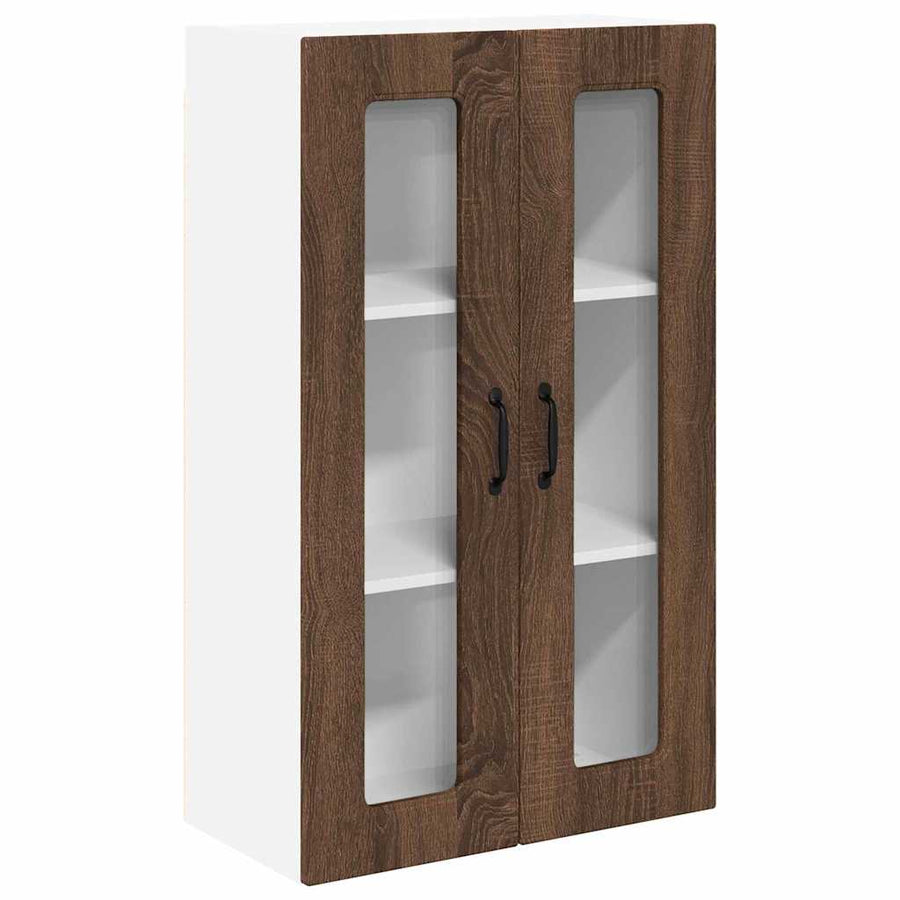 Keukenkast aan de muur met plank Bruin Eiken 60 x 31 x 100 cm