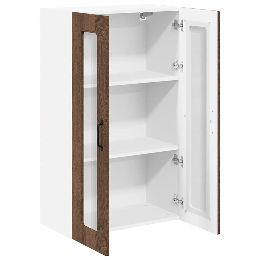 Keukenkast aan de muur met plank Bruin Eiken 60 x 31 x 100 cm