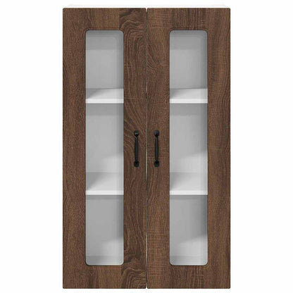 Keukenkast aan de muur met plank Bruin Eiken 60 x 31 x 100 cm