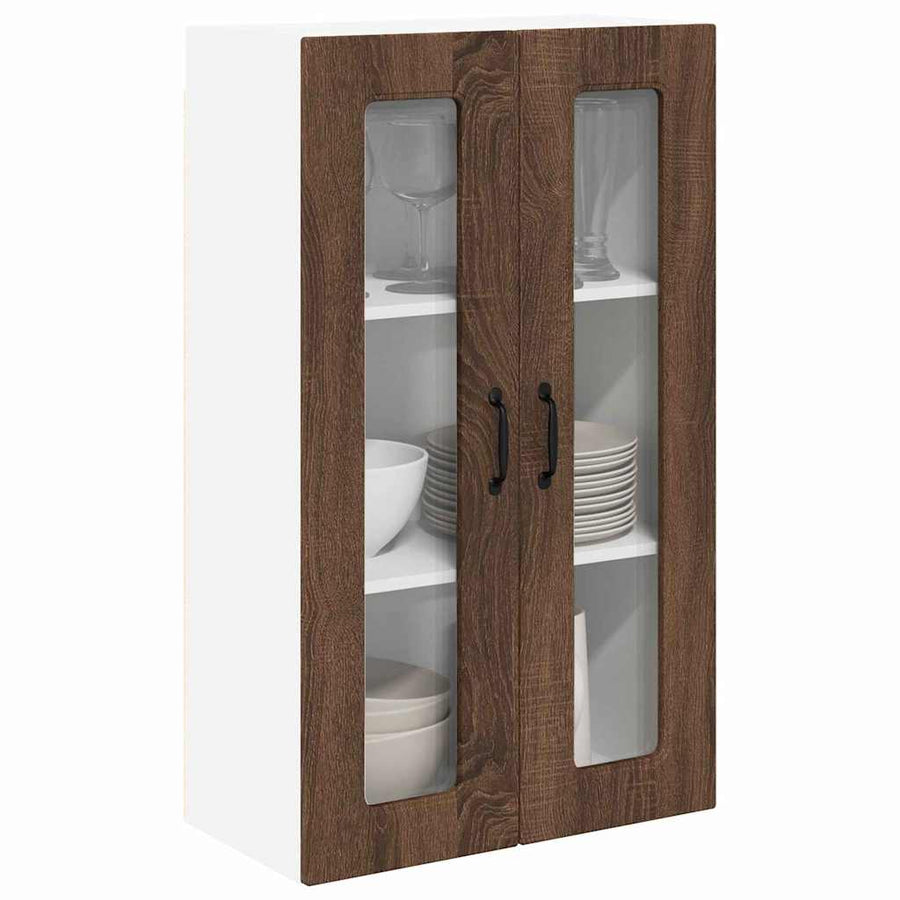 Keukenkast aan de muur met plank Bruin Eiken 60 x 31 x 100 cm