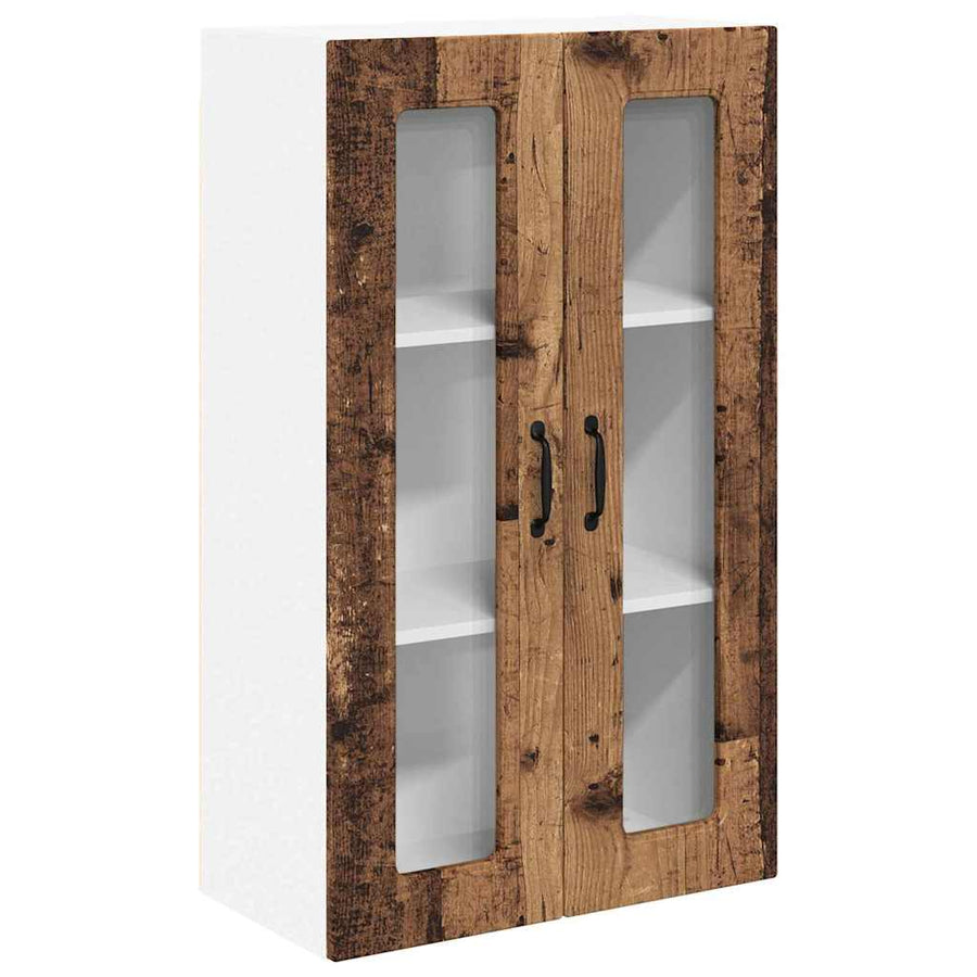 Keukenkast aan de muur Oud Hout 60 x 31 x 100 cm Bewerkt hout