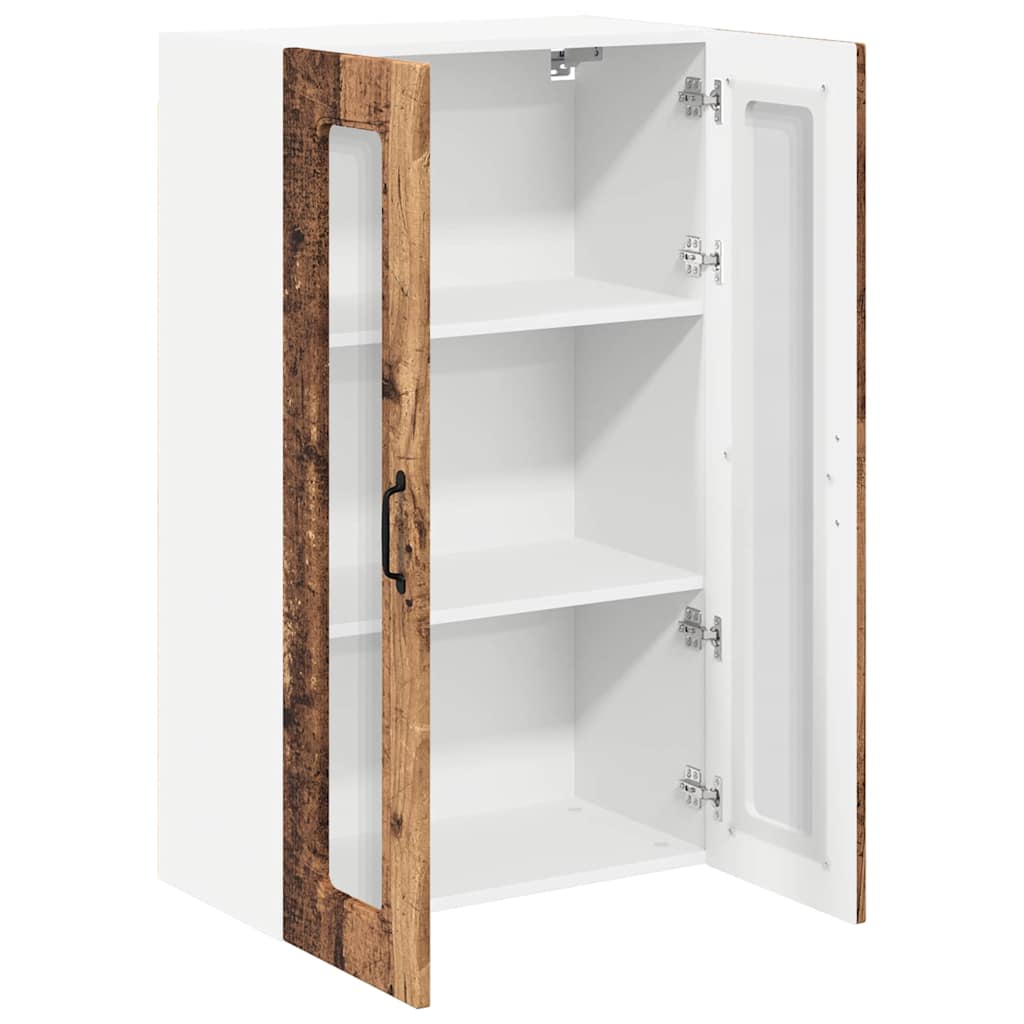 Keukenkast aan de muur Oud Hout 60 x 31 x 100 cm Bewerkt hout
