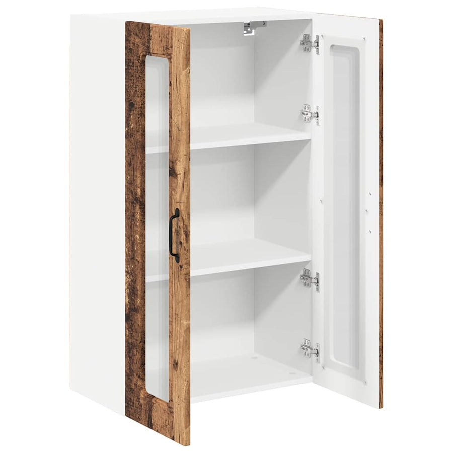 Keukenkast aan de muur Oud Hout 60 x 31 x 100 cm Bewerkt hout