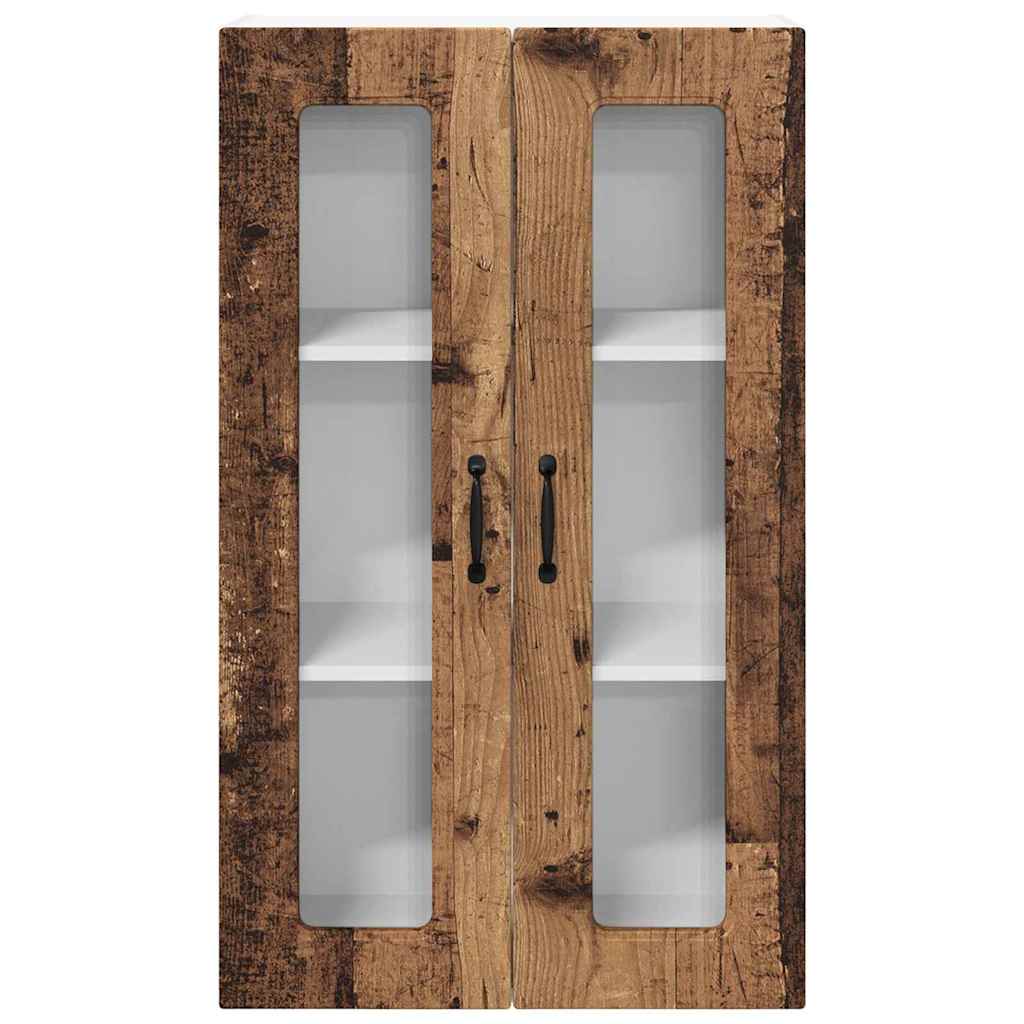 Keukenkast aan de muur Oud Hout 60 x 31 x 100 cm Bewerkt hout