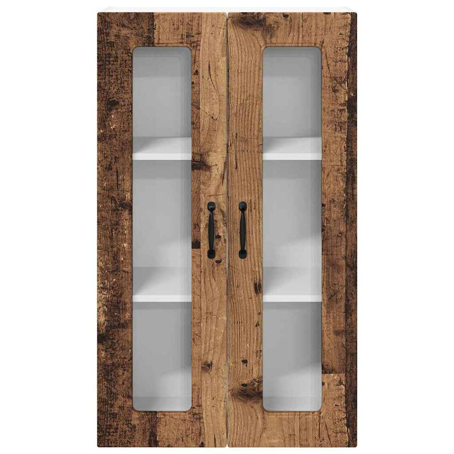Keukenkast aan de muur Oud Hout 60 x 31 x 100 cm Bewerkt hout