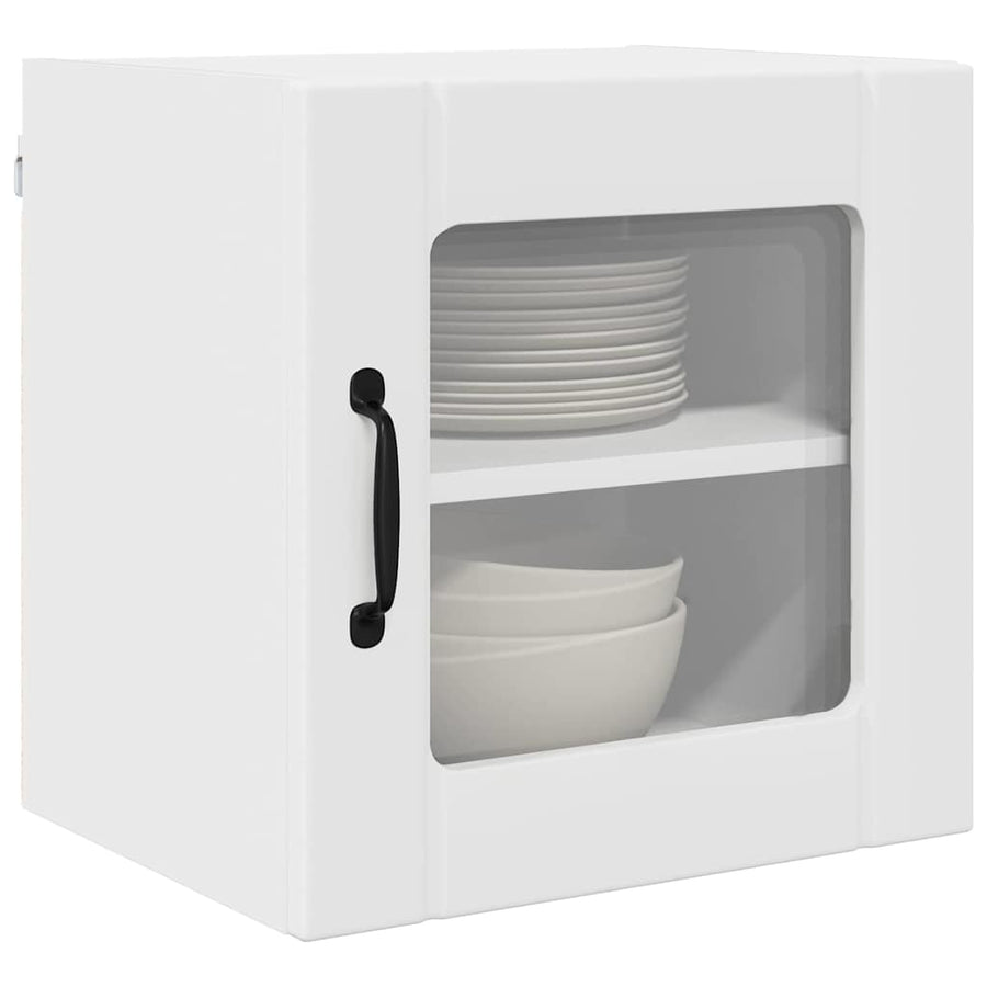 Keukenkast aan de muur 2 pcs Wit 40 x 31 x 40 cm Bewerkt hout