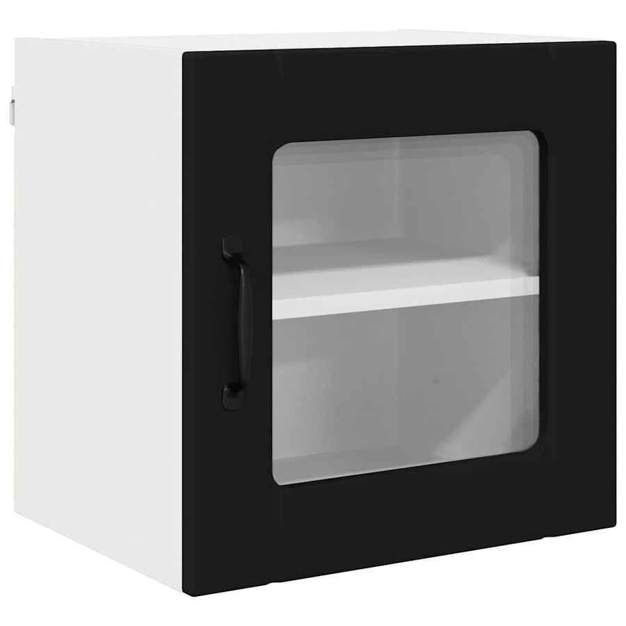 Keukenkast aan de muur Zwart 40 x 31 x 40 cm Bewerkt hout