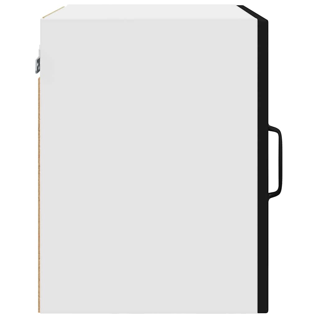 Keukenkast aan de muur 2 pcs Zwart 40 x 31 x 40 cm Bewerkt hout