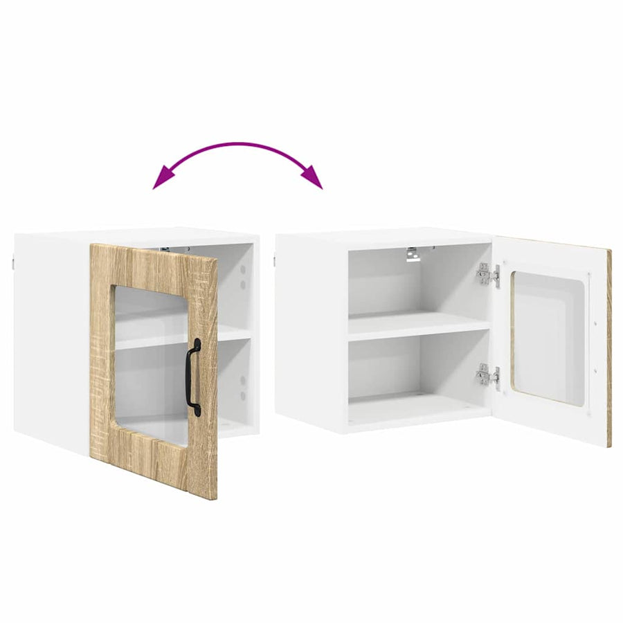 Keukenkast aan de muur met plank Sonoma Eiken 40 x 31 x 40 cm