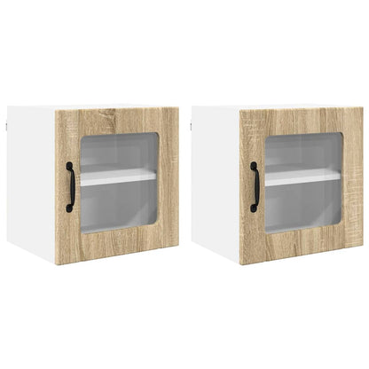 Keukenkast aan de muur 2 pcs Sonoma Eiken 40 x 31 x 40 cm