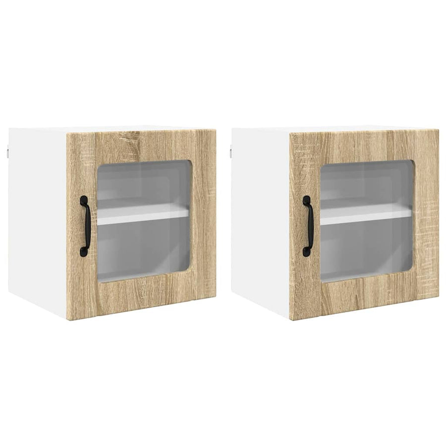 Keukenkast aan de muur 2 pcs Sonoma Eiken 40 x 31 x 40 cm