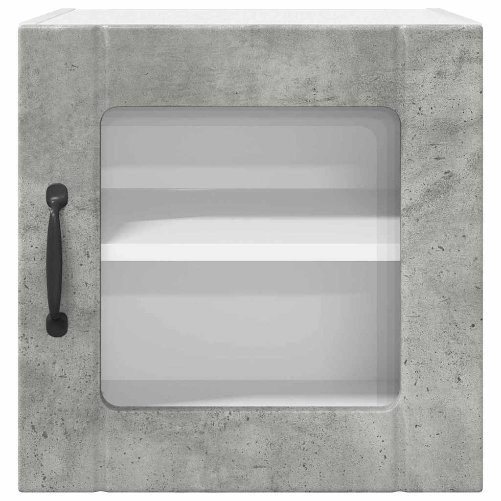 Keukenkast aan de muur 2 pcs Beton Grijs 40 x 31 x 40 cm