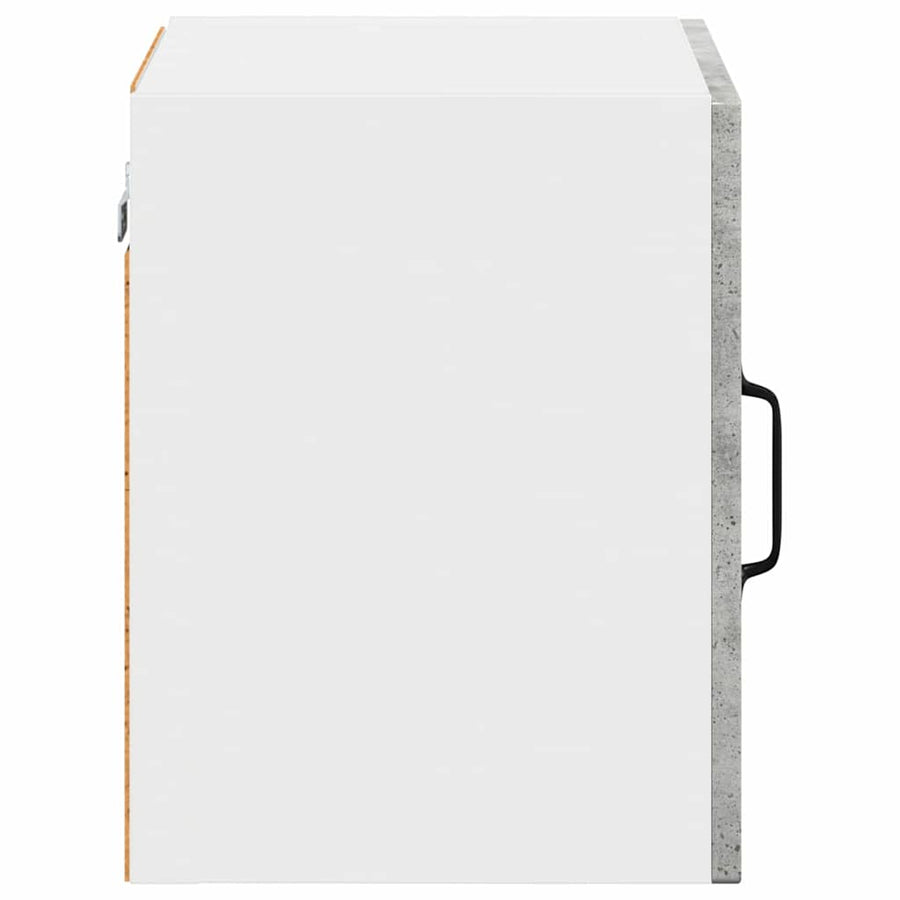 Keukenkast aan de muur 2 pcs Beton Grijs 40 x 31 x 40 cm