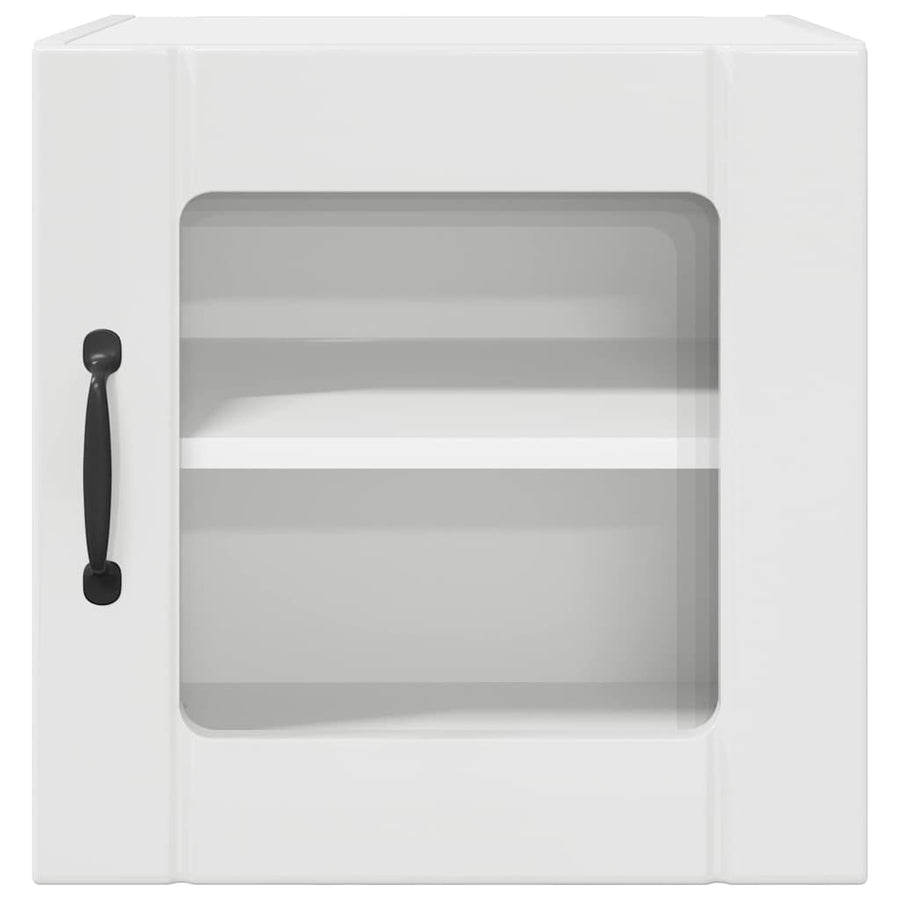 Keukenkast aan de muur met plank Hoogglans wit 40 x 31 x 40 cm