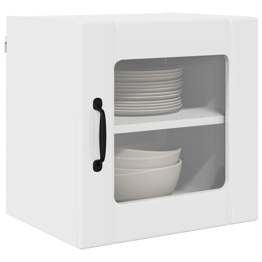 Keukenkast aan de muur met plank Hoogglans wit 40 x 31 x 40 cm