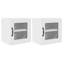 Keukenkast aan de muur 2 pcs Hoogglans wit 40 x 31 x 40 cm