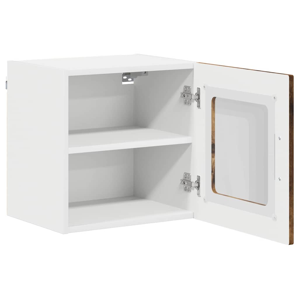 Keukenkast aan de muur 2 pcs Gerookt eiken 40 x 31 x 40 cm