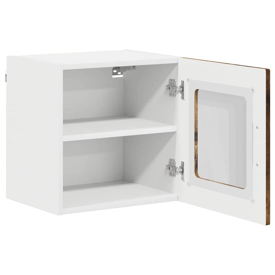 Keukenkast aan de muur 2 pcs Gerookt eiken 40 x 31 x 40 cm