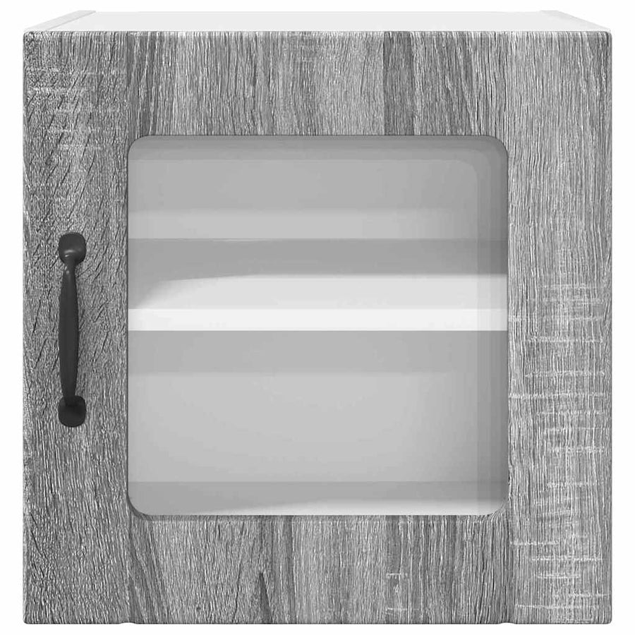 Keukenkast aan de muur met plank Grijs Sonoma 40 x 31 x 40 cm