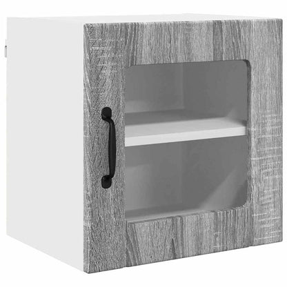 Keukenkast aan de muur 2 pcs Grijs Sonoma 40 x 31 x 40 cm