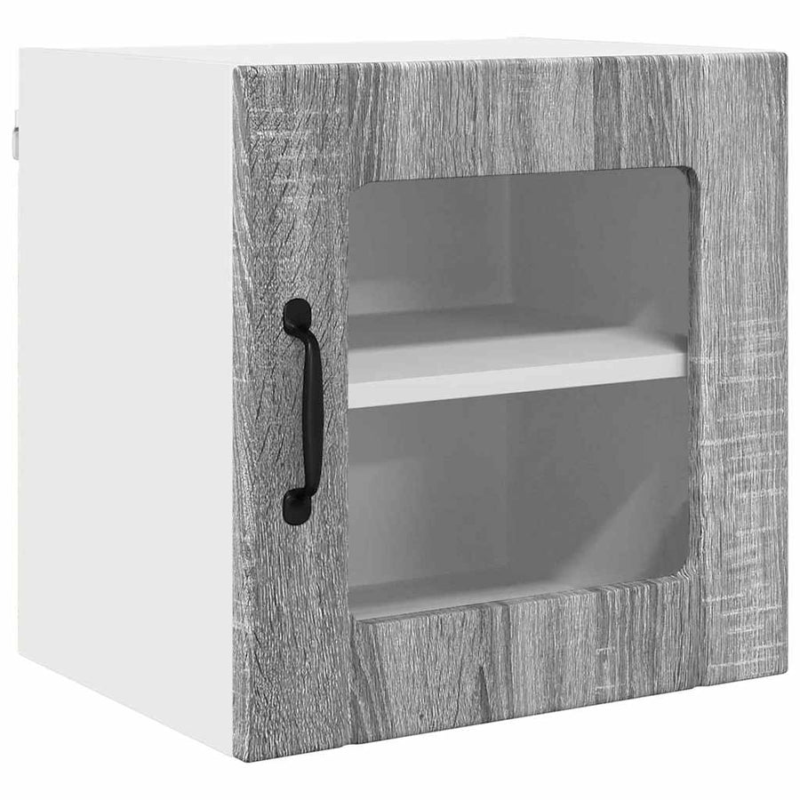 Keukenkast aan de muur 2 pcs Grijs Sonoma 40 x 31 x 40 cm