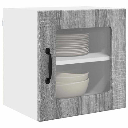 Keukenkast aan de muur 2 pcs Grijs Sonoma 40 x 31 x 40 cm