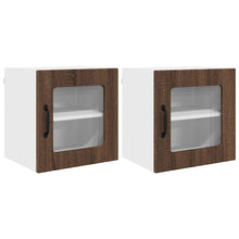 Keukenkast aan de muur 2 pcs Bruin Eiken 40 x 31 x 40 cm