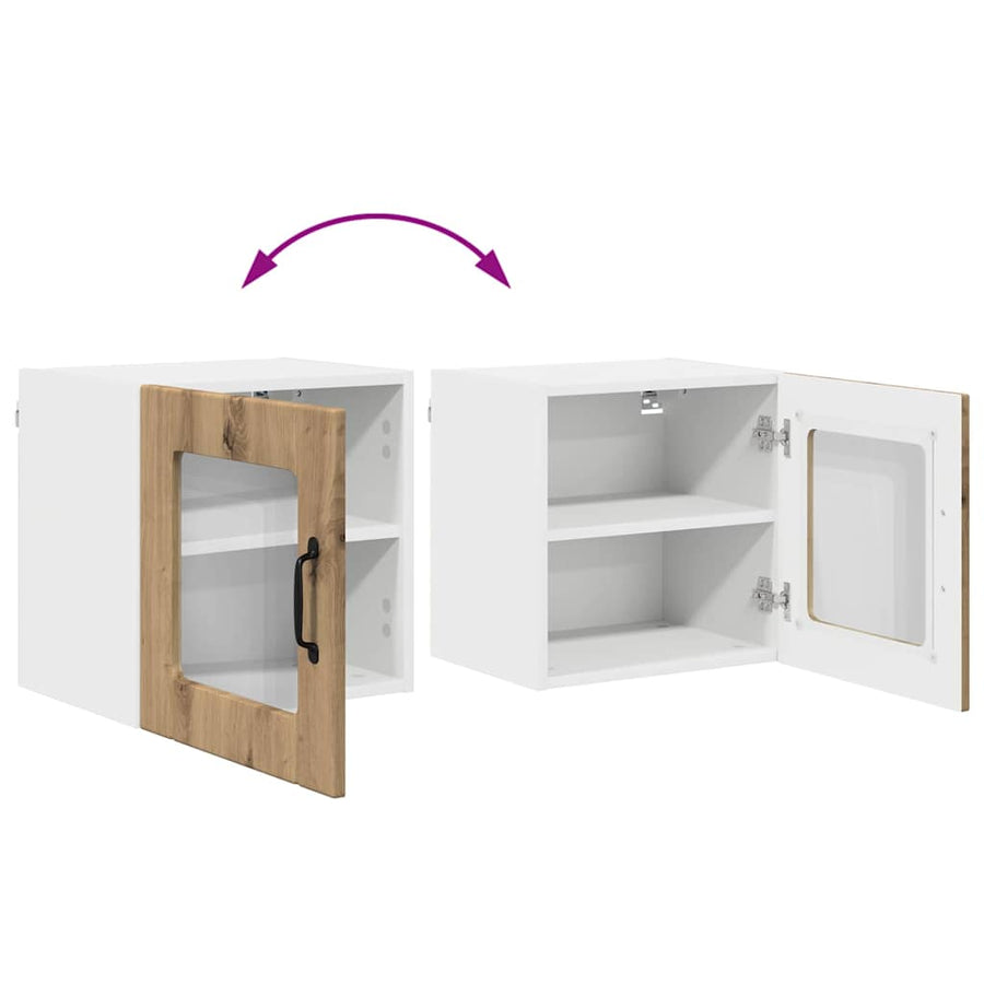 Keukenkast aan de muur met plank Artisan Eiken 40 x 31 x 40 cm