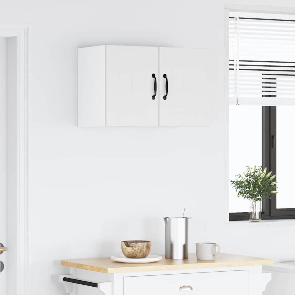 Keukenkast aan de muur 2 pcs Wit 30 x 31 x 40 cm Bewerkt hout