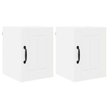 Keukenkast aan de muur 2 pcs Wit 30 x 31 x 40 cm Bewerkt hout