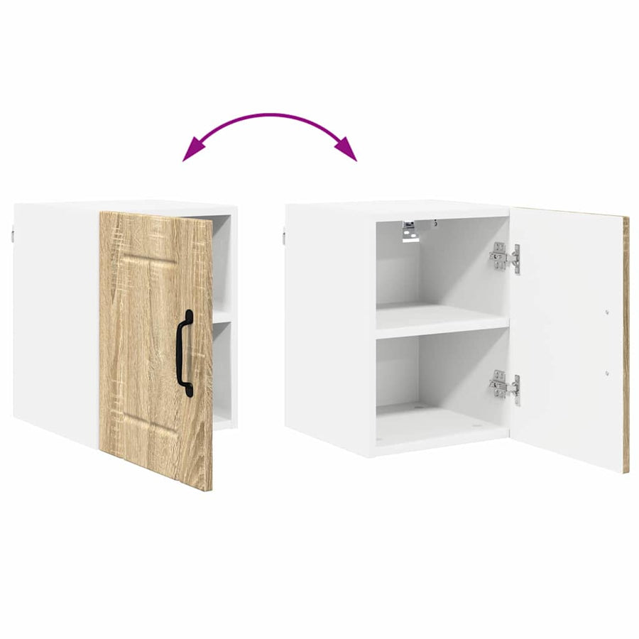 Keukenkast aan de muur met plank Sonoma Eiken 30 x 31 x 40 cm