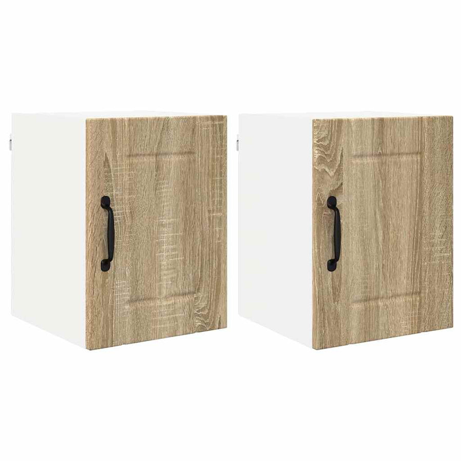 Keukenkast aan de muur 2 pcs Sonoma Eiken 30 x 31 x 40 cm