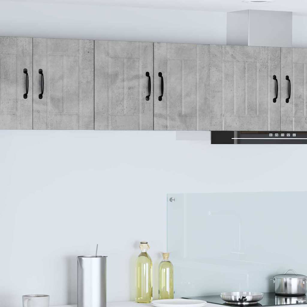 Keukenkast aan de muur Beton Grijs 30 x 31 x 40 cm Bewerkt hout