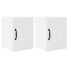 Keukenkast aan de muur 2 pcs Hoogglans wit 30 x 31 x 40 cm
