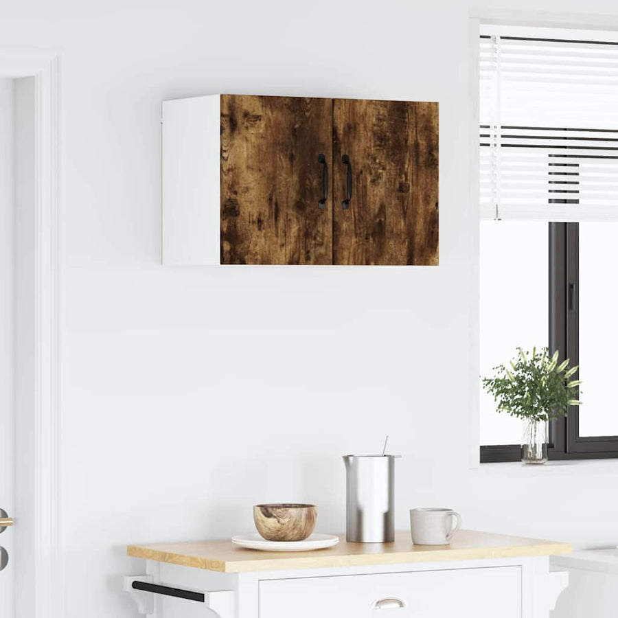 Keukenkast aan de muur met plank Gerookt eiken 30 x 31 x 40 cm