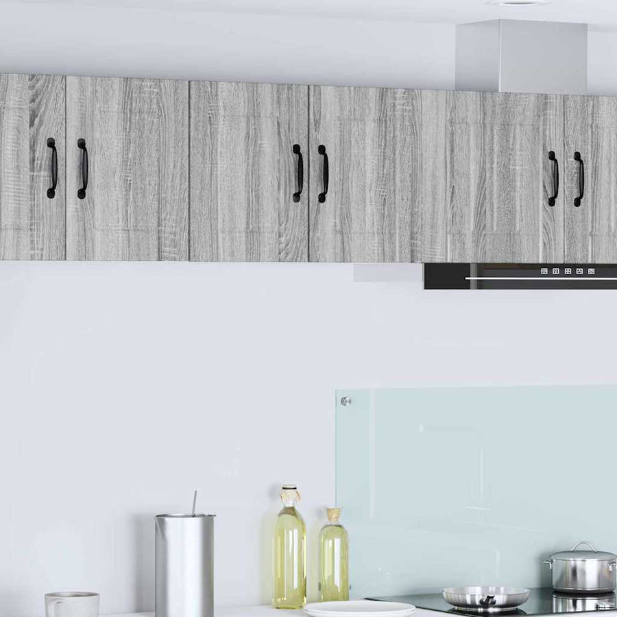 Keukenkast aan de muur met plank Grijs Sonoma 30 x 31 x 40 cm