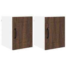 Keukenkast aan de muur 2 pcs Bruin Eiken 30 x 31 x 40 cm