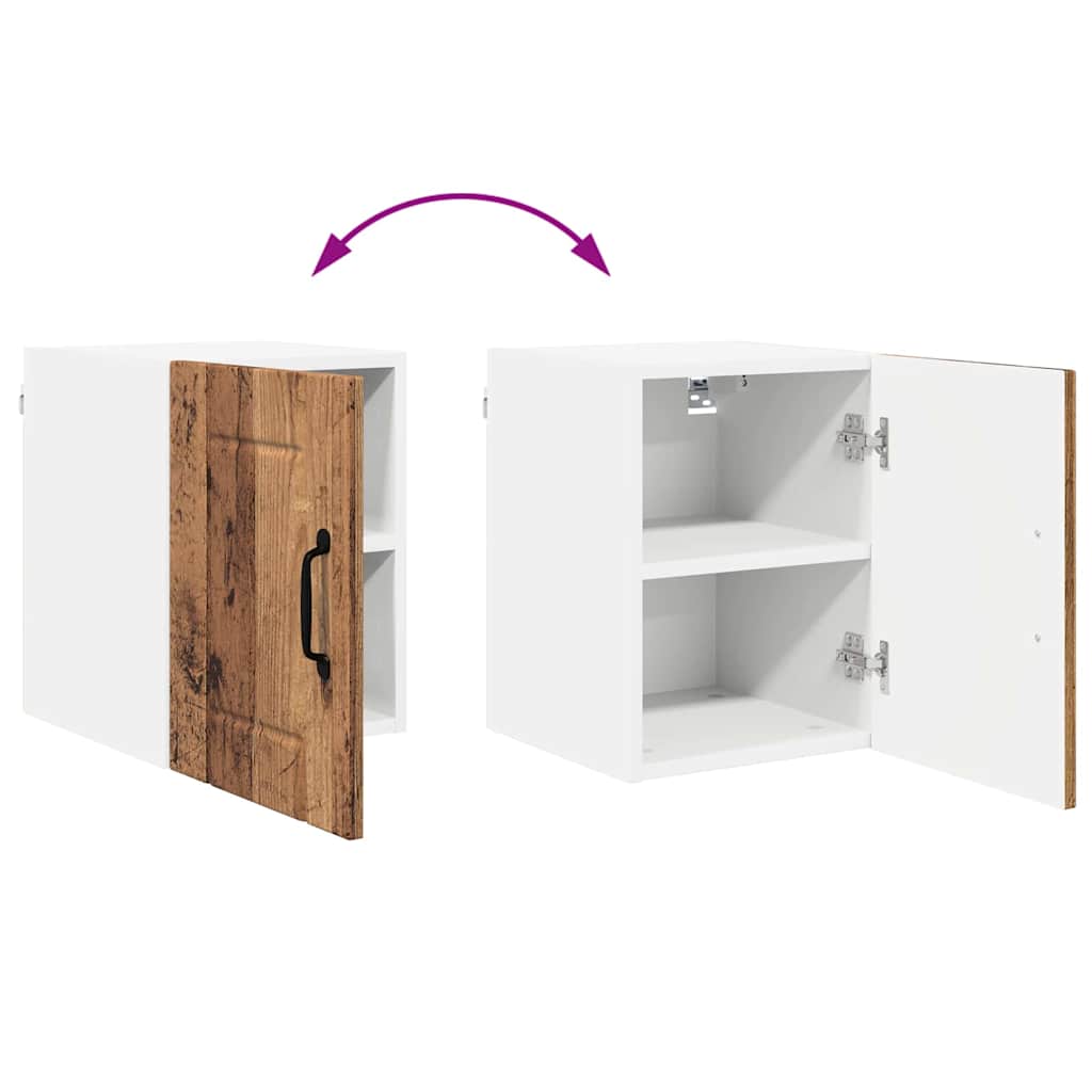 Keukenkast aan de muur Oud Hout 30 x 31 x 40 cm Bewerkt hout