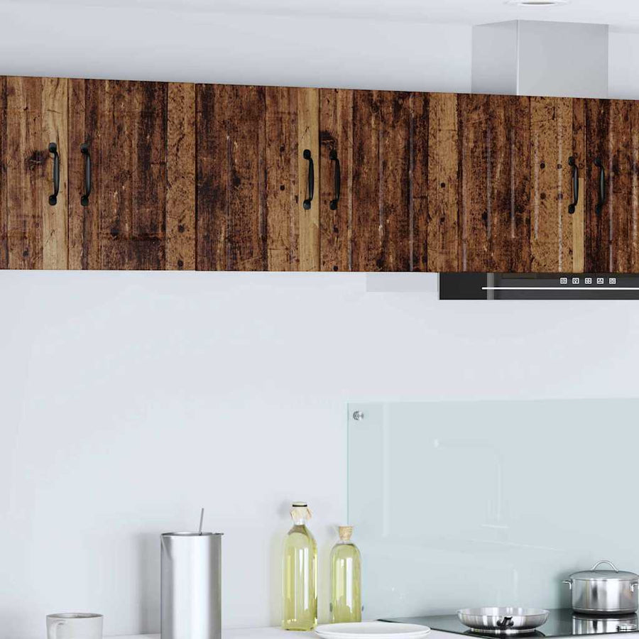 Keukenkast aan de muur met plank 2 pcs Oud Hout 30 x 31 x 40 cm