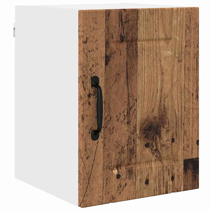 Keukenkast aan de muur met plank 2 pcs Oud Hout 30 x 31 x 40 cm