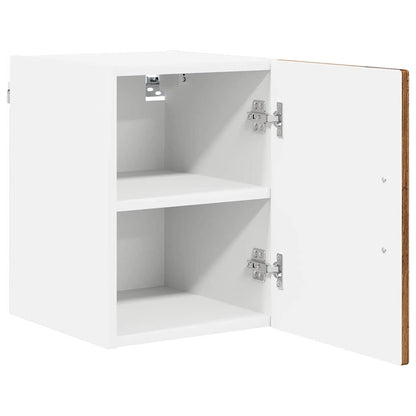 Keukenkast aan de muur met plank 2 pcs Oud Hout 30 x 31 x 40 cm