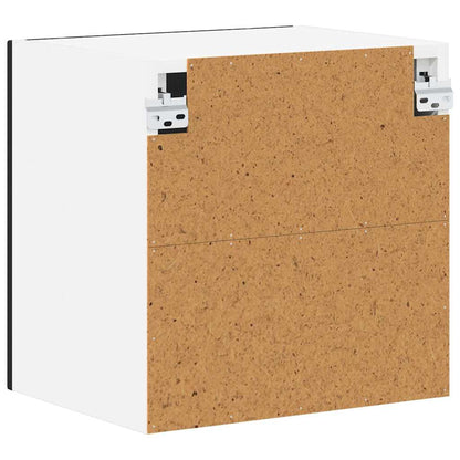 Keukenkast aan de muur 2 pcs Zwart 40 x 31 x 40 cm Bewerkt hout