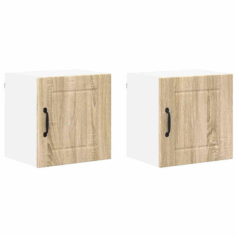 Keukenkast aan de muur 2 pcs Sonoma Eiken 40 x 31 x 40 cm