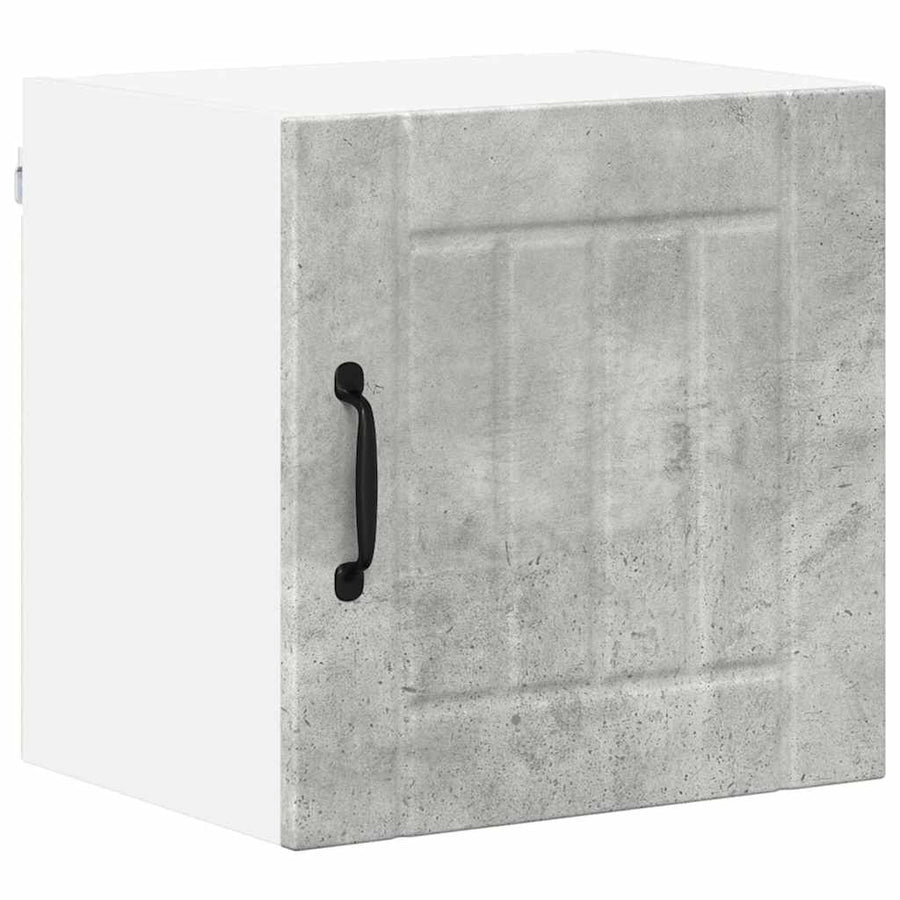 Keukenkast aan de muur 2 pcs Beton Grijs 40 x 31 x 40 cm