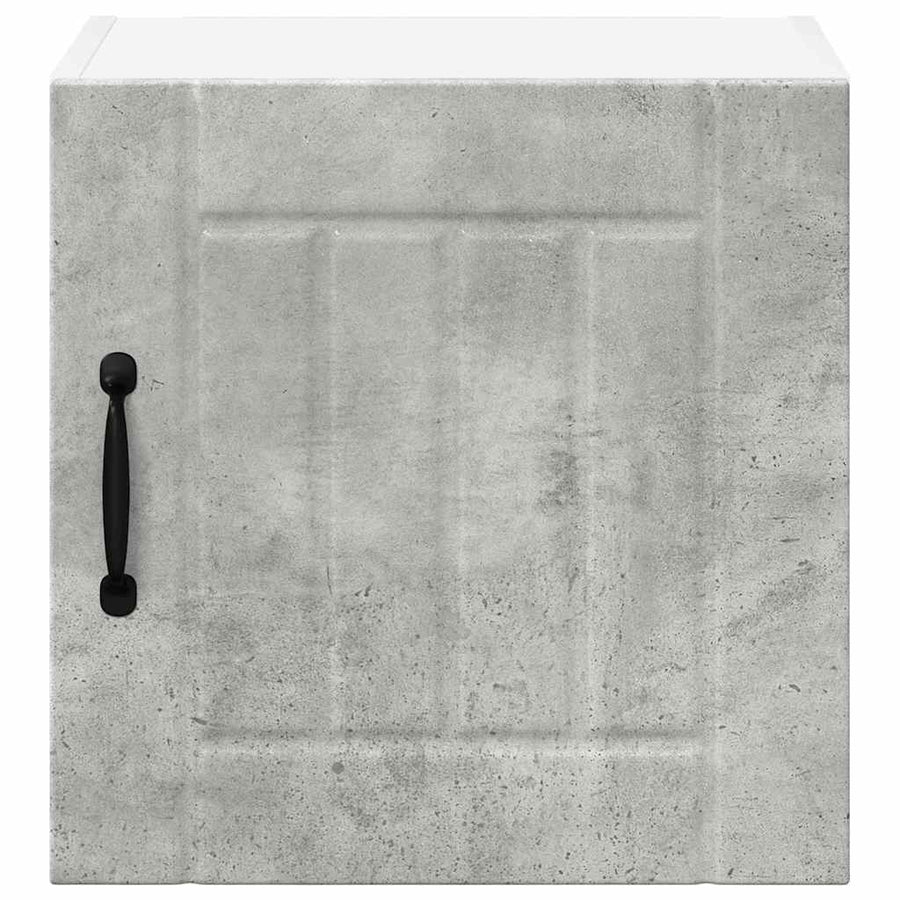 Keukenkast aan de muur 2 pcs Beton Grijs 40 x 31 x 40 cm