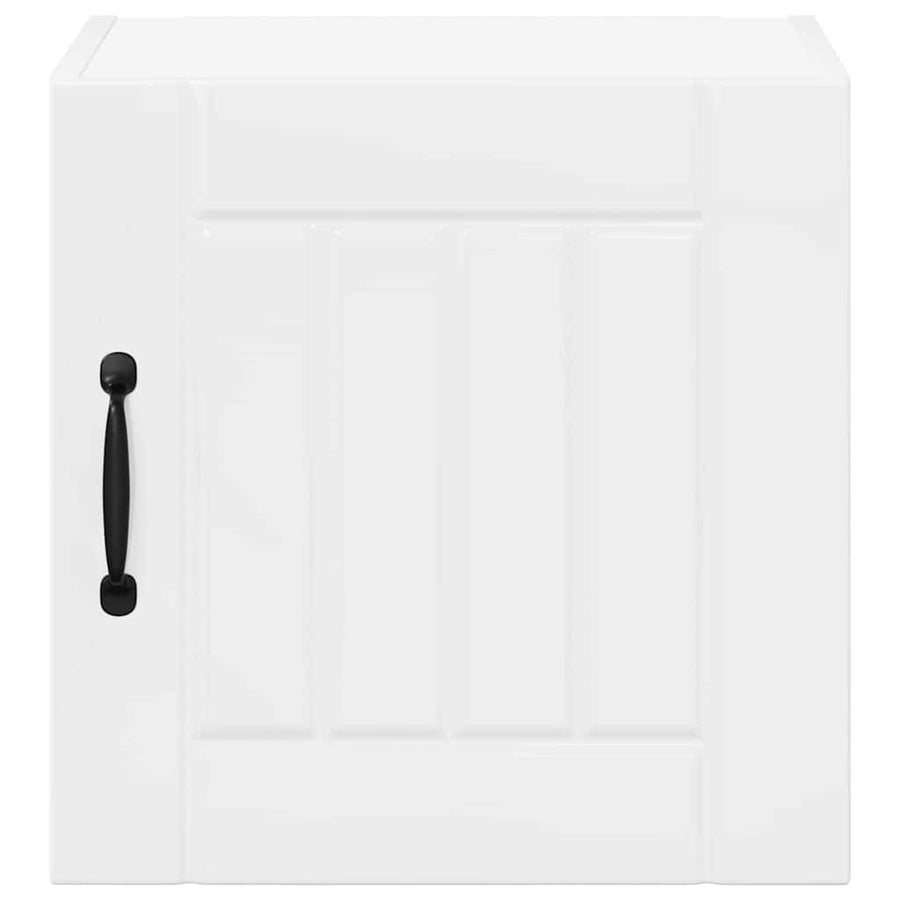 Keukenkast aan de muur 2 pcs Hoogglans wit 40 x 31 x 40 cm