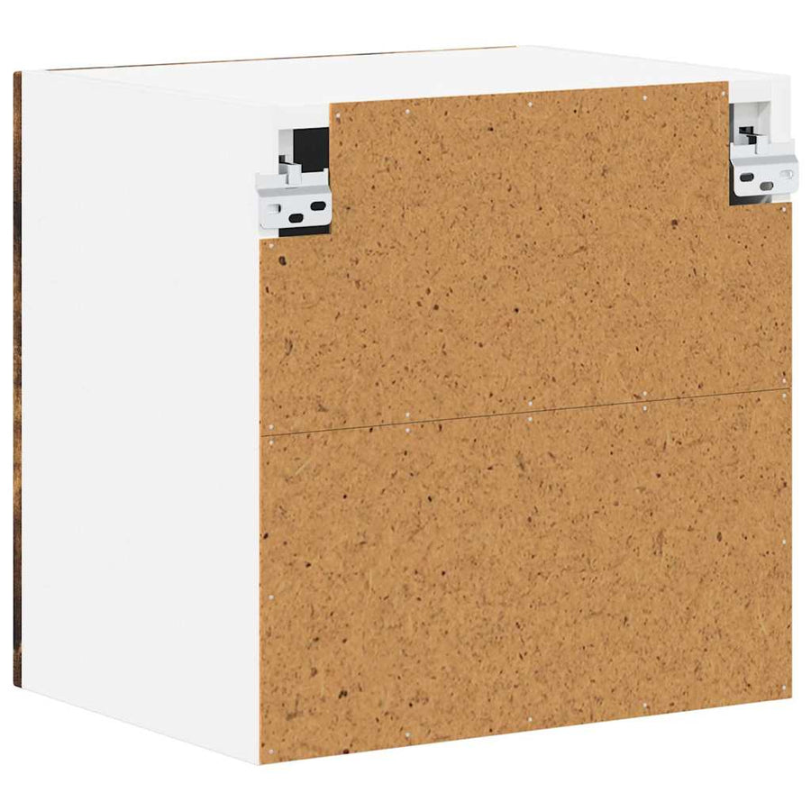 Keukenkast aan de muur met plank Gerookt eiken 40 x 31 x 40 cm